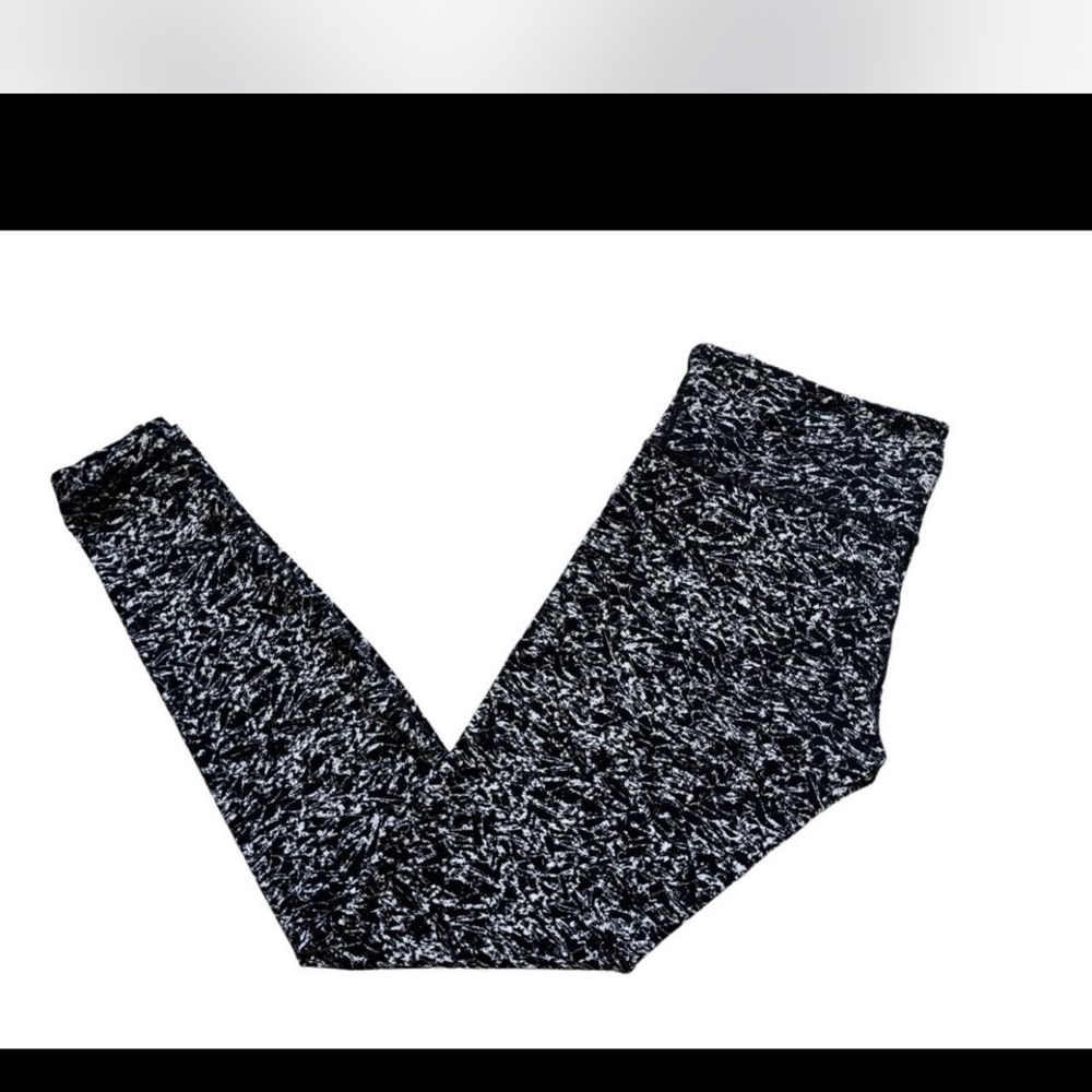 lululemon athletica Black and White Leggings